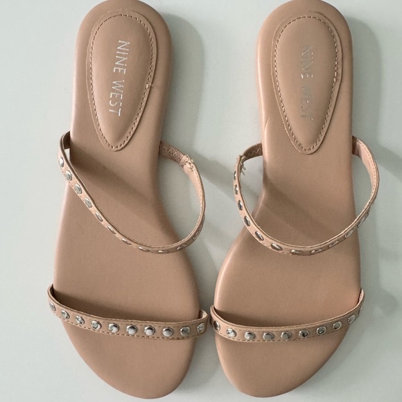 Nine West Brandie Studded Sandals - Picture 4 of 11